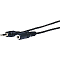 Comprehensive Standard Series 3.5mm Stereo Mini Plug To Jack Audio Cable, 6'