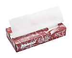 Marcal® Paper Mills Eco-Pac Natural Interfolded Dry Wax Paper Sheets, 12" x 10 3/4", White, 500 Sheets Per Pack, Case Of 12 Packs 1 thumbnail image