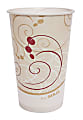 Solo Cup Waxed Paper Cold Cups, 16 Oz, Symphony, 50 Cups Per Sleeve, Case Of 20 Sleeves