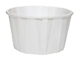 Solo® Treated Paper Souffle Portion Cups, 3.25 Oz, White, 20 Bags of 250 Cups, Case Of 5,000 Cups 1 thumbnail image