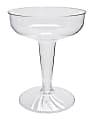 Comet Plastic Champagne Glasses, 4-oz., Clear, Two-Piece Construction, 20 packs of 25 glasses. 500 per Case, Sold by the Case