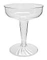 Comet Plastic Champagne Glasses, 4-oz., Clear, Two-Piece Construction, 20 packs of 25 glasses. 500 per Case, Sold by the Case 1 thumbnail image