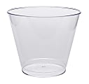 Comet Transparent Tumbler - 1000 / Carton - Clear - Polystyrene - Multipurpose