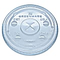 Fabri-Kal® Greenware® Cold Drink Cup Lids, Fits 9-, 12- And 20-Oz Cups, Clear, Carton Of 1,000 Lids