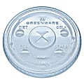 Fabri-Kal® Greenware® Cold Drink Cup Lids, Fits 9-, 12- And 20-Oz Cups, Clear, Carton Of 1,000 Lids 1 thumbnail image