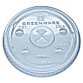 Fabri-Kal® Greenware® Cold Drink Cup Lids, Fits 16-, 18- And 24-Oz Cups, Clear, Carton Of 1,000 Lids 1 thumbnail image