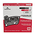Brawny® Professional P300 Disposable Cleaning Towels, 9-1/4" x 16-1/2", 166 Wipers Per Box, Case Of 5 Boxes