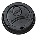 Dixie® Drink-Thru Lids For 10-20 Oz Cups, Black, Box Of 1,000 Lids