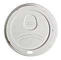 Dixie Lid, Dome, Fits PerfecTouch 20 oz. and 24 oz. Paper Hot Cups, White, 10 Packs of 100 Lids per Case 1 thumbnail image