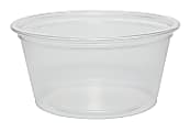 Dart Clear Portion Containers, 2 oz, 125 per bag, 20 bags per carton, Sold by the Carton