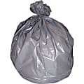 Heritage Super Heavy Gray LLD Can Liners - 60 gal Capacity - 38"x 58"x1.10 mil (28 Micron) Thickness - H7658SG 1 thumbnail image