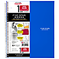 Five Star® Notebook, 8" x 10 1/2", 1 Subject, Wide Ruled, 50 Sheets, Assorted Colors (No Color Choice) 1 thumbnail image