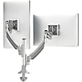 Chief Kontour K1C Dynamic - Mounting kit (desk mount, column, 2 articulating arms) - for 2 LCD displays - aluminum - silver - screen size: 10"-30" - desk-mountable