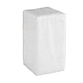 Dixie 1-Ply 1/4-Fold Luncheon Napkins, White, 500 Per Pack, Case Of 12