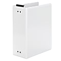 Wilson Jones® Hanging View 3-Ring Binder, 3" Square Rings, White 1 thumbnail image