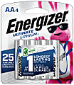 Energizer Ultimate Lithium AA Batteries (4 Pack), 1.5V Lithium Double A Batteries 1 thumbnail image