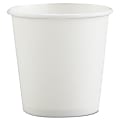 Solo Cup Single-Sided Polycoated Paper Hot Cups, 4 oz, White, Case Of 1,000