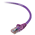 Belkin - Patch cable - RJ-45 (M) to RJ-45 (M) - 12 ft - UTP - CAT 5e - molded - purple - for Omniview SMB 1x16, SMB 1x8; OmniView SMB CAT5 KVM Switch