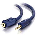 C2G 125ft Velocity 3.5mm M/F Stereo Audio Extension Cable