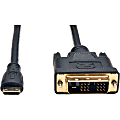 Tripp Lite Mini HDMI to DVI Digital Monitor Adapter Cable M/M 1080p 3' 3ft - 1 x Mini HDMI Male Digital Audio/Video - 1 x DVI-D 1 thumbnail image