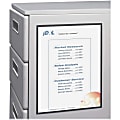 C-Line Cubicle Keepers Display Pockets for Metal Surfaces - Magnetic, 8-1/2 x 11, 2/PK, 37911 1 thumbnail image