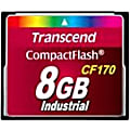 Transcend CF170 8 GB CompactFlash - 90 MB/s Read - 60 MB/s Write - 170x Memory Speed - Lifetime Warranty 1 thumbnail image