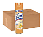Lysol Citrus Disinfectant Spray - Aerosol - 19 fl oz (0.6 quart) - Citrus Meadow Scent - 12 / Carton - Clear 1 thumbnail image