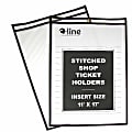 C-Line Shop Ticket Holders, Stitched - Both Sides Clear, 11 x 17, 25/BX, 46117 1 thumbnail image