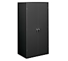 HON® Brigade Steel Storage Cabinet, 5 Adjustable Shelves, 71 3/4"H x 36"W x 24 1/4"D, Charcoal