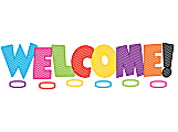 Teacher Created Resources Chevron Welcome Bulletin Board Set, Multicolor 1 thumbnail image