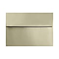 LUX Invitation Envelopes, A2, Gummed Seal, Silversand, Pack Of 50