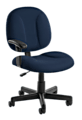 OFM Comfort Series Superchair Mid-Back Task Chair, Navy/Black