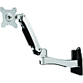 Amer AMR1AWL Wall Mount for Monitor - TAA Compliant - 1 Display(s) Supported - 22.10 lb Load Capacity - 75 x 75 VESA Standard