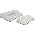 Nordic Ware 4 Piece Baking Pan Set - 18" Length 13" Width Sheet Pan, 13" Length 9" Width Sheet Pan, Lid - Aluminum, Plastic Lid, Galvanized Steel - Baking - Gray - 1 Piece(s) / Case 1 thumbnail image