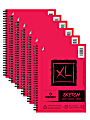 Canson XL Sketch Pads, 5-1/2" x 8-1/2", 50-lb, Natural White, 100 Sheets Per Pad, Pack Of 6 Pads 1 thumbnail image