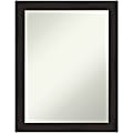 Amanti Art Narrow Non-Beveled Rectangle-Framed Bathroom Wall Mirror, 27-1/2" x 21-1/2", Furniture Espresso 1 thumbnail image
