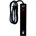 Woods USB Charger 4-Outlet Surge Protector, 3ft Cord - 4 x AC Power, 2 x USB - 1800 VA - 800 J - 120 V AC Input - 120 V AC, 5 V DC Output 1 thumbnail image