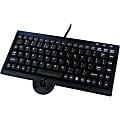 Solidtek Mini 88-Key Keyboard with Optical Trackball, KB-3920BU