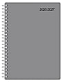2026-2027 Office Depot® Brand Weekly/Monthly Academic Planner, 5" x 8", 30% Recycled, Gray, July 2026 To June 2027 1 thumbnail image