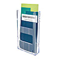 Deflecto® Lit Loc® Interlocking Leaflet Literature Display, 8"H x 4 3/8"W x 1 1/4"D, Clear 1 thumbnail image