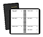 AT-A-GLANCE® Weekly Pocket Planner, 2 1/2" x 4 1/2", 30% Recycled, Black, January–December 2015
