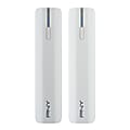 PNY PowerPack External Battery For USB And Micro USB Devices, White, T2600 1 thumbnail image