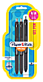 Paper Mate® InkJoy™ Retractable Gel Pens, Fine Point, 0.5 mm, Black Barrels, Black Ink, Pack Of 3