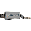 Centon 8GB Keychain V2 USB 2.0 University of Miami - 8 GB - USB 2.0 - 1 Year Warranty