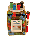 KleenSlate® 50% Recycled Eraser Caps For Large Dry-Erase Markers, Assorted, Pack Of 100 1 thumbnail image