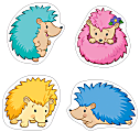 Carson-Dellosa Happy Hedgehogs Cut-Outs, 5 1/2" x 5", Multicolor, Grades Pre-K-8, Pack Of 42