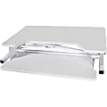 Kantek Sit-to-Stand Desk Riser, 5-3/10"H x 35"W x 24"D, White 1 thumbnail image