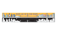 Barker Creek Double-Sided Straight-Edge Border Strips, 3" x 35", Color Me! Cityscape, Pack Of 12 1 thumbnail image