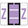 Smead® BCCR Bar-Style Permanent Alphabetical Labels, Z, Lavender, Roll Of 500 1 thumbnail image