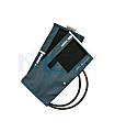 MDF Instruments MDF208046011 Latex-Free Replacement Blood Pressure Cuff - Large Adult - Double Tube -Black 1 thumbnail image